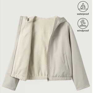 OGL Waterproof Fleece Reversible Hooded Jacket – Gainsboro – Size 2XL